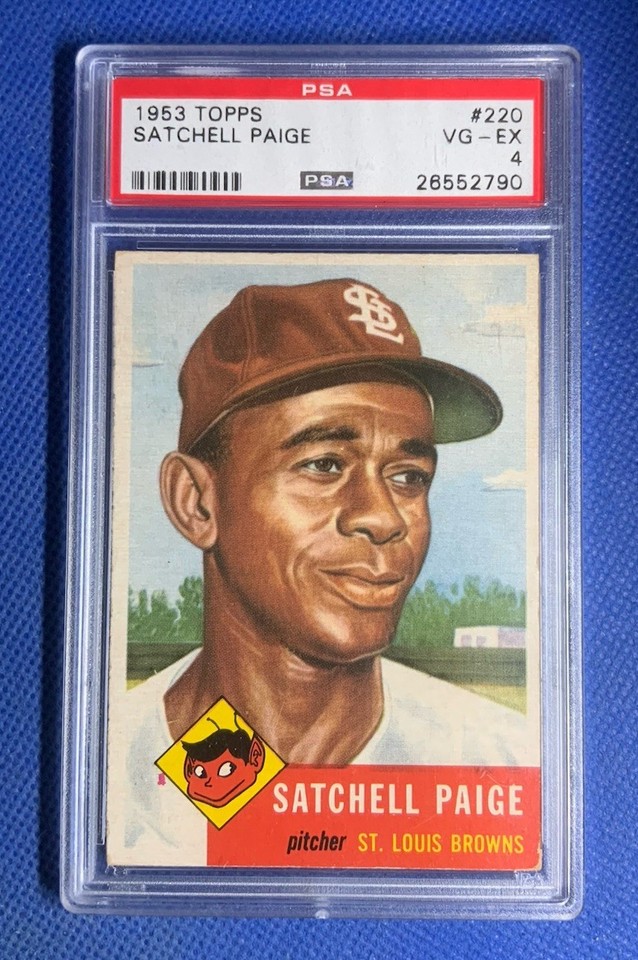 1953 Topps 220 SATCHEL PAIGE PSA