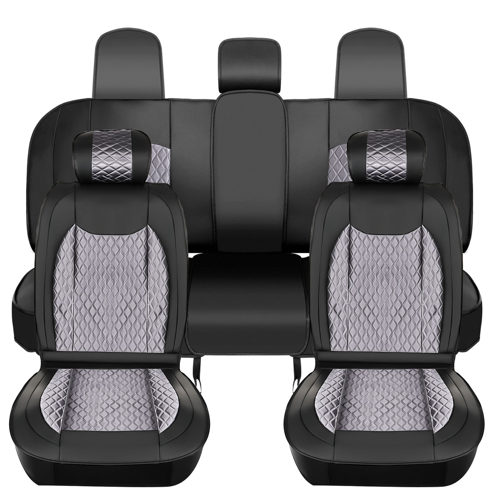 Leather Car Seat Covers For Dodge Ram 2500 5-Seats 5-Seats Leather Front Rear