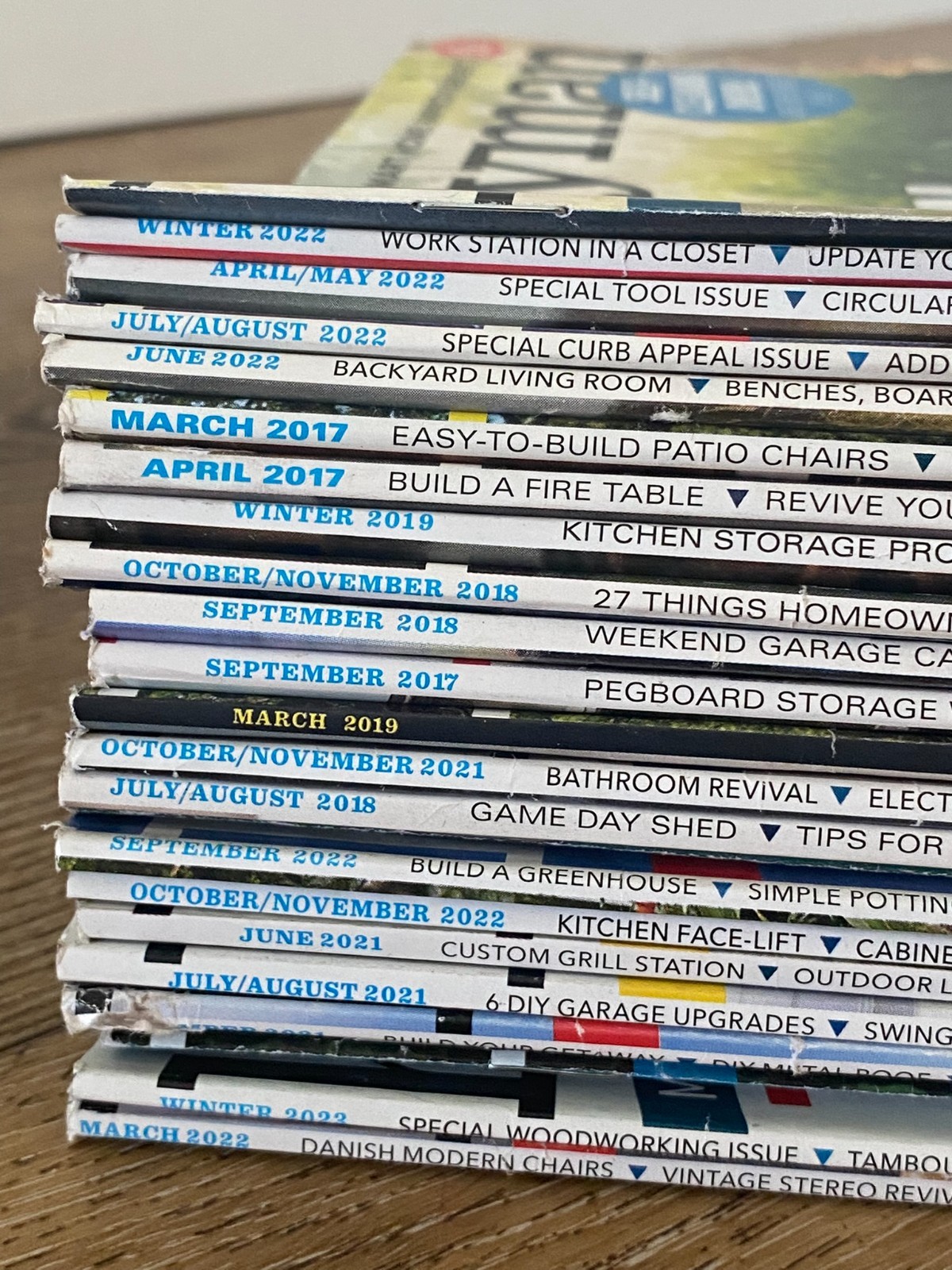 Family Handyman Magazine 2017 - 2024 Lot of 25 DIY Home Garden Renovations