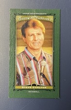 2013 Upper Deck Goodwin Champions Mini Green Lady Luck Steve Carlton HOF
