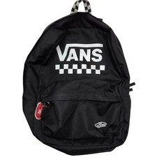 Vans Old Skool Backpack Black White Checkerboard Off The Wall Logo Skate Bag