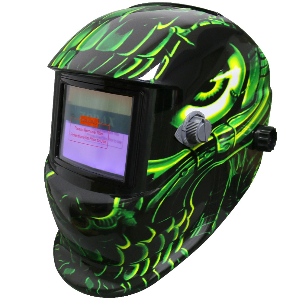 ZORAX ZOR-WH86 Alien Welding Helmet Auto Darkening Welders Grinding Solar Power