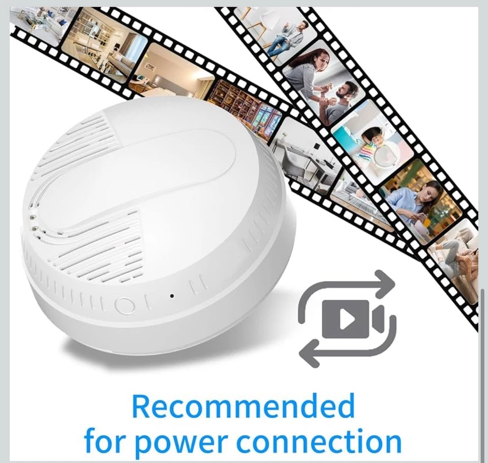 Detector de humo con cámara oculta 1080P y detección de movimiento - Photo 4/4