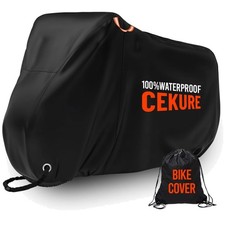 Outdoor Bike Cover Ultra Waterproof for 1-2 Bikes - Heavy Duty 210D Oxford Tear