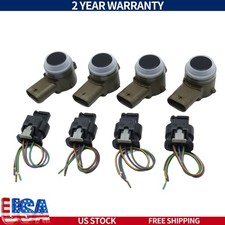 Lu5t-15k859-aaw Front Bumper Parking Assist Sensors 4x For Ford F150 New