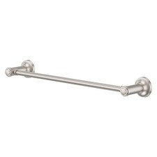 Pfister Briscoe 18" Wall Mounted Towel Bar Spot Defense Brushed Nickel