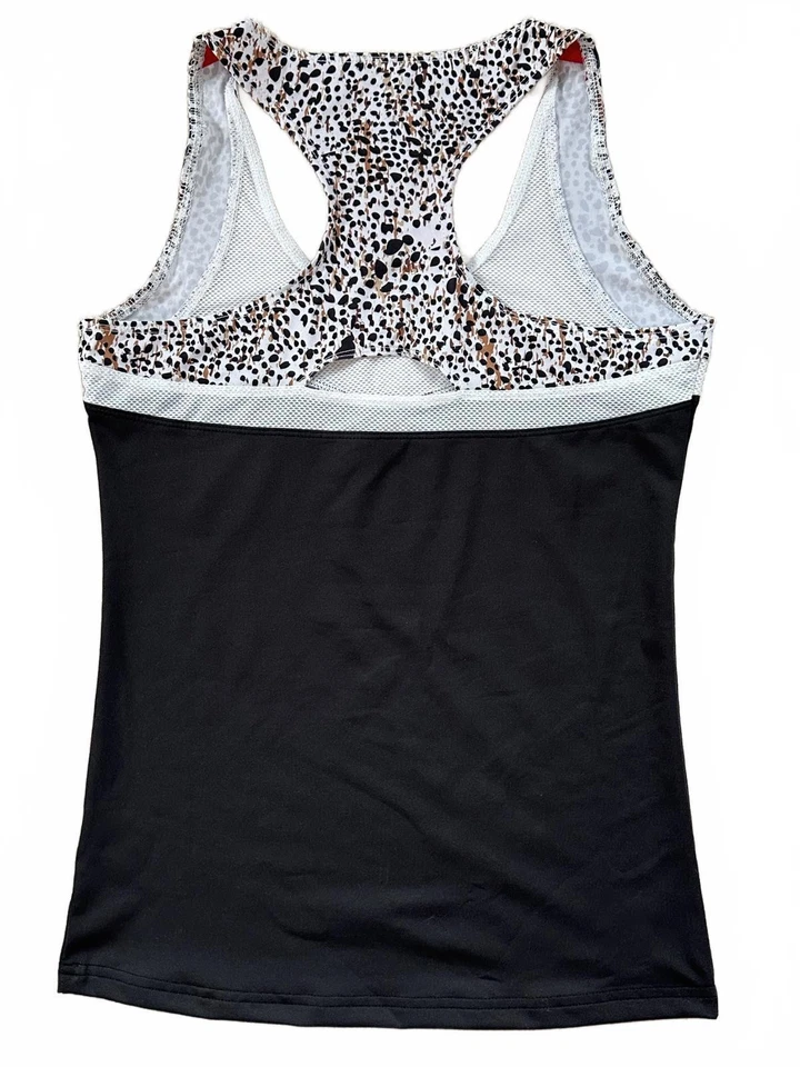 Camiseta sin mangas deportiva de tenis para mujer Leopard Bollé espalda deportiva Foto 2 de 3