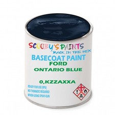 For FORD ONTARIO BLUE Paint Basecoat RFU/Neat 0,KZZAXXA Unthinned Spray-Gun