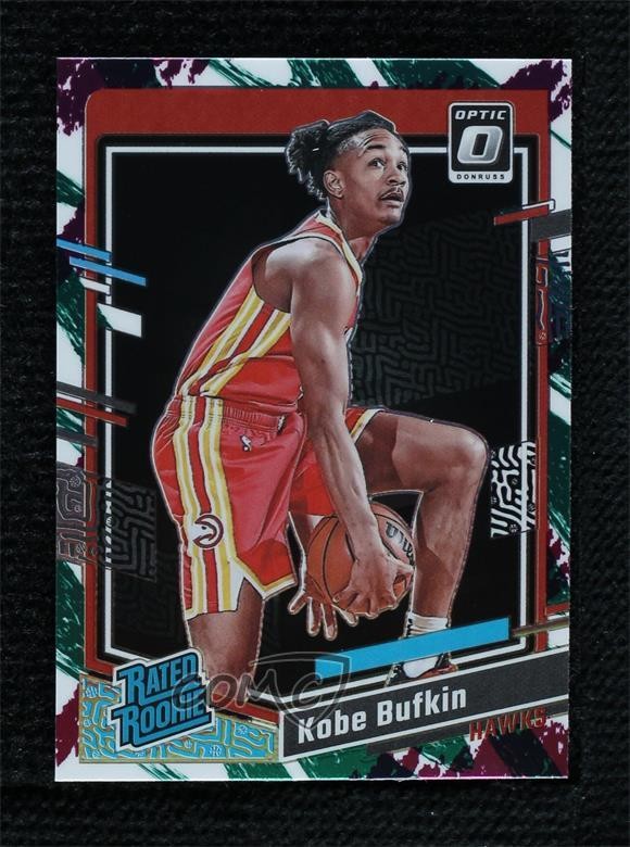 2023-24 Panini Donruss Optic Rated Rookie Jazz Prizm Kobe Bufkin #220 9su