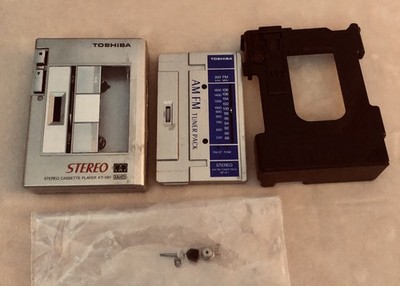 TOSHIBA KT-VS1 RP-AF1 カセットプレーヤー チューナーパック Toshiba KT-VS1 Cassette player with RP-AF1 AM/FM Tuner/ Parts
