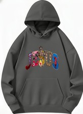 Christian Faith Hoodie Cross Sacred Heart Religious Unisex Pullover Sweatshirt