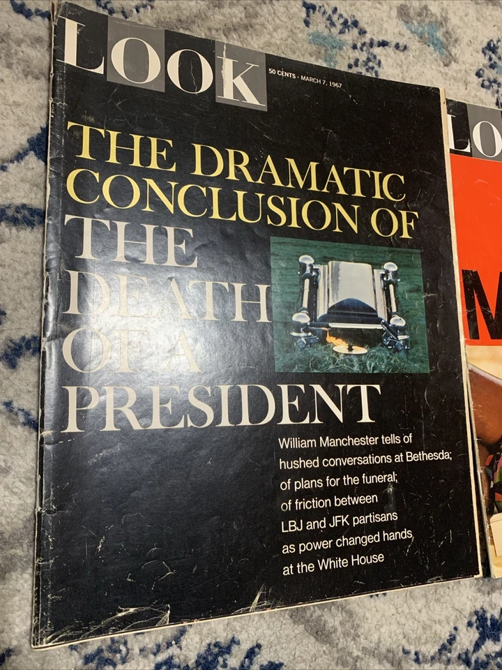 Look Magazine January 24, 1967 Death of a President JOHN f KENNEDY And 1 Other Foto 2 de 4