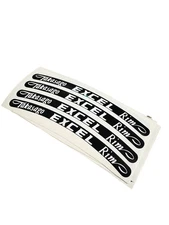 4pc White MX Rim Sticker Decals Excel Takasago 12–21” SurRon Talaria Yamaha