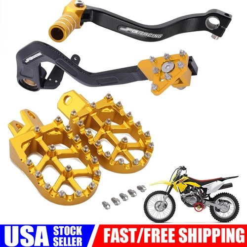 Motocycle Rear Brake Pedal+Shift Lever+Foot Pegs DRZ400 DRZ400E DRZ400S DRZ400SM