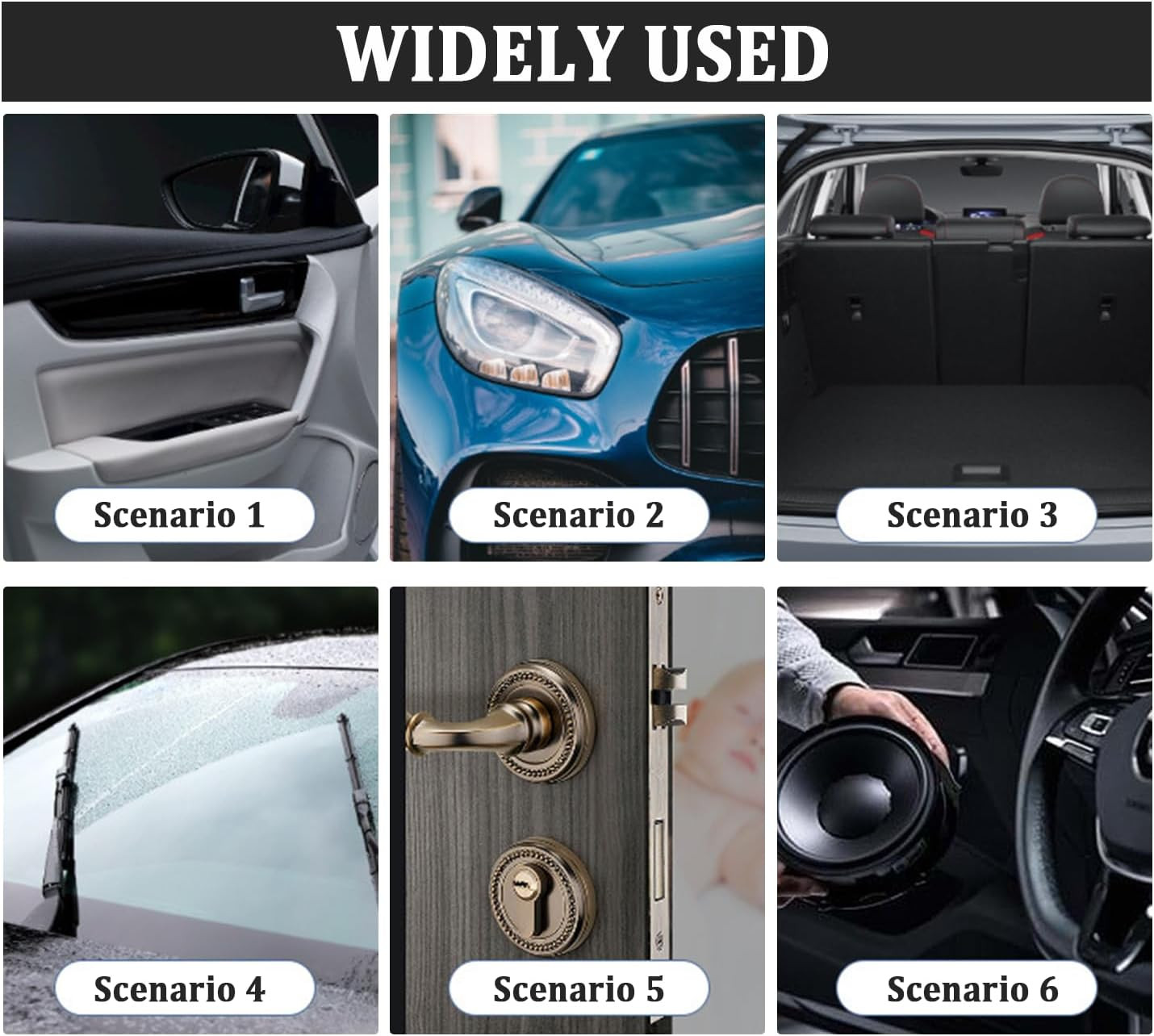 13Ft Car Headlight Sealant Butyl Tape,Waterproof Sealant Caulking Tape Avoids No