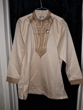 West African Mens Casual Top Sz Xl/2X