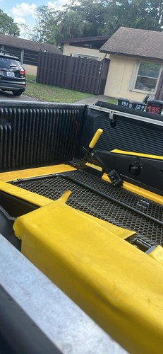 Braun Foldable Wheelchair Lift Platform Ramp, Yellow/Black (Mobility Lift)