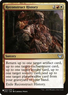 Reconstruct History - NM U : The List