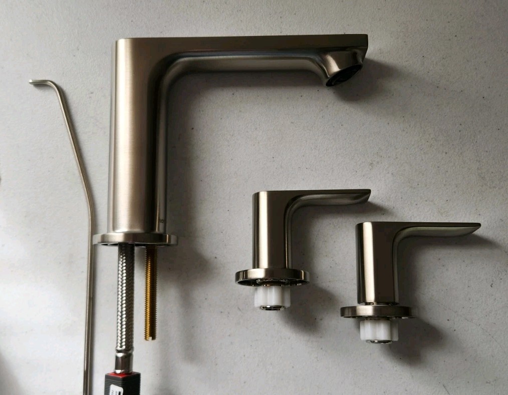 Hansgrohe 72532821 Rebris E 1.2 GPM Widespread Bathroom Fauc