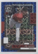 2022 Panini Donruss Optic Blue Velocity Prizm 74/99 Zac Gallen #104 qf8