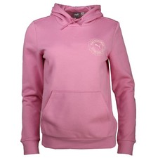 PUMA Emblem Pullover Hoodie Womens Pink Casual Outerwear 68440581