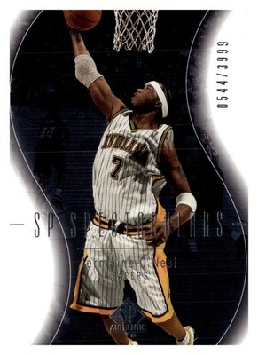 Jermaine O Neal 2004-05 SP Authentic #129 SP Spectaculars /3999 A8