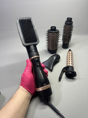 Haartrockner Bürste Glätteisen Heißluft Lockenstab Schnelltrocknend High Speed Ionenpflege
