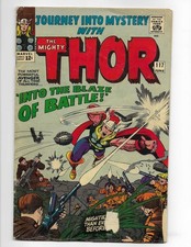 Journey Into Mystery 117 1965 Marvel Comics VG- 3.5 Enchantress Thor Loki