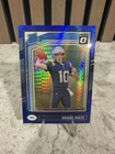 2024 Panini Donruss Optic - Rated Rookie Drake Maye #229 Blue Hyper Prizm (RC)