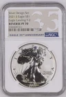 2021-W Silver Design Set American Eagle T-2 NGC Reverse PF 70
