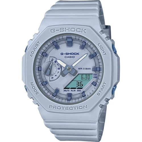 Casio Blue Womens Analogue-Digital Watch G-shock GMA-S2100BA-2A2ER