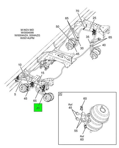 HOSE, FLEXIBLE AIR 1/2" I.D. X 7/8" O.D. X 34" - #3576382C1 - Imagen 3 de 4
