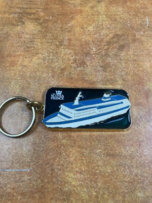 Vintage M/S SCOTIA PRINCE Cruise Ferry Boar Ship Operator Advertising Key chain