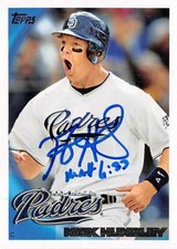 Nick Hundley autographed Baseball Card (San Diego Padres) 2010 Topps #371