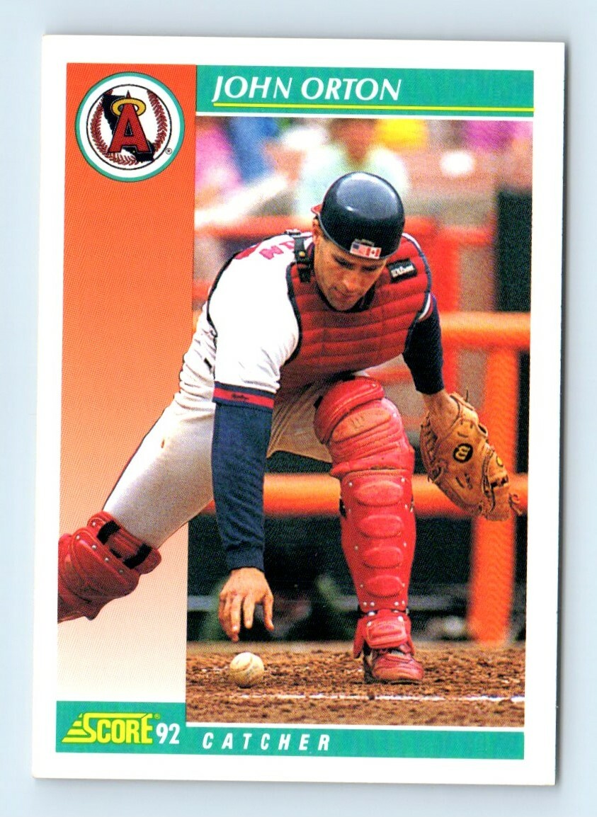 1992 Score John Orton California Angels #712
