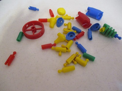 Krazy Ikes-Can-30 Piezas-Instrucciones-1964-Whitman-Vintage-Como se muestra - Imagen 3 de 7