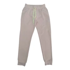 Folk Sweatpants Men's Small Pink CURVE BASIC Fleece Joggers Drawstring Unisex