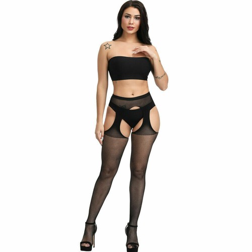 Verführerische Strapsstrumpfhose Sexy Strümpfe Netzstrumpfwaren Strumpfgürtel Pantyhose X - Bild 148 von 192