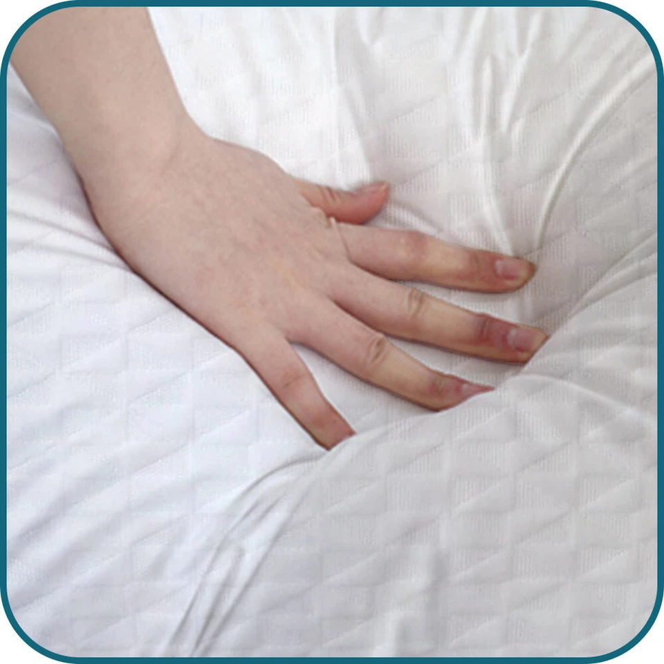 Shredded Memory Foam Pillow For Neck Back Support Pain Relief Adjustable Height - Image 4 of 4