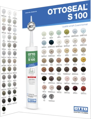 OTTO-CHEMIE Ottoseal S 100 Premium Silicone Sanitaire 300 Ml Cartouche Couleurs De A À G