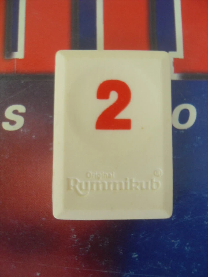 GOLIATH - ORIGINAL RUMMIKUB SPARE TILES - SOLD INDIVIDUALLY, PLEASE CHOOSE PIECE - Image 2 of 3