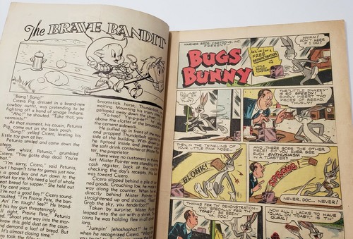 Dell Golden Age Comic Looney Tunes Merrie Melodies #105 julio 1950 - Imagen 4 de 7