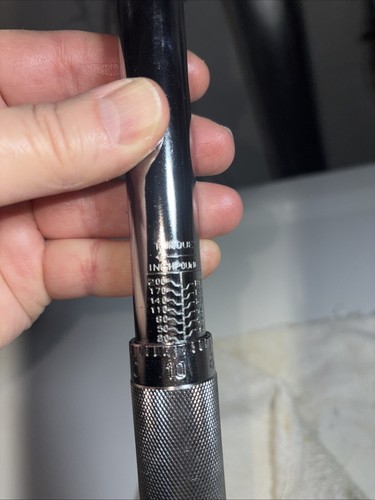 Pittsburgh Pro 1/4 Torque Wrench Click Type Appears New w All Papers Hard Case! - Picture 15 of 18