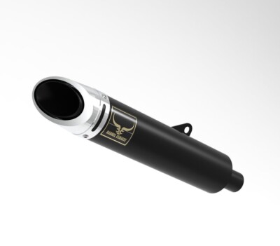 ''BARREL TRAIL AUSPUFF, SCHWARZ'' PASSEND FÜR ROYAL ENFIELD METEOR 350
