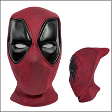 Deadpool Wade Winston Wilson Full Face Mask Hood Visor Cosplay Halloween