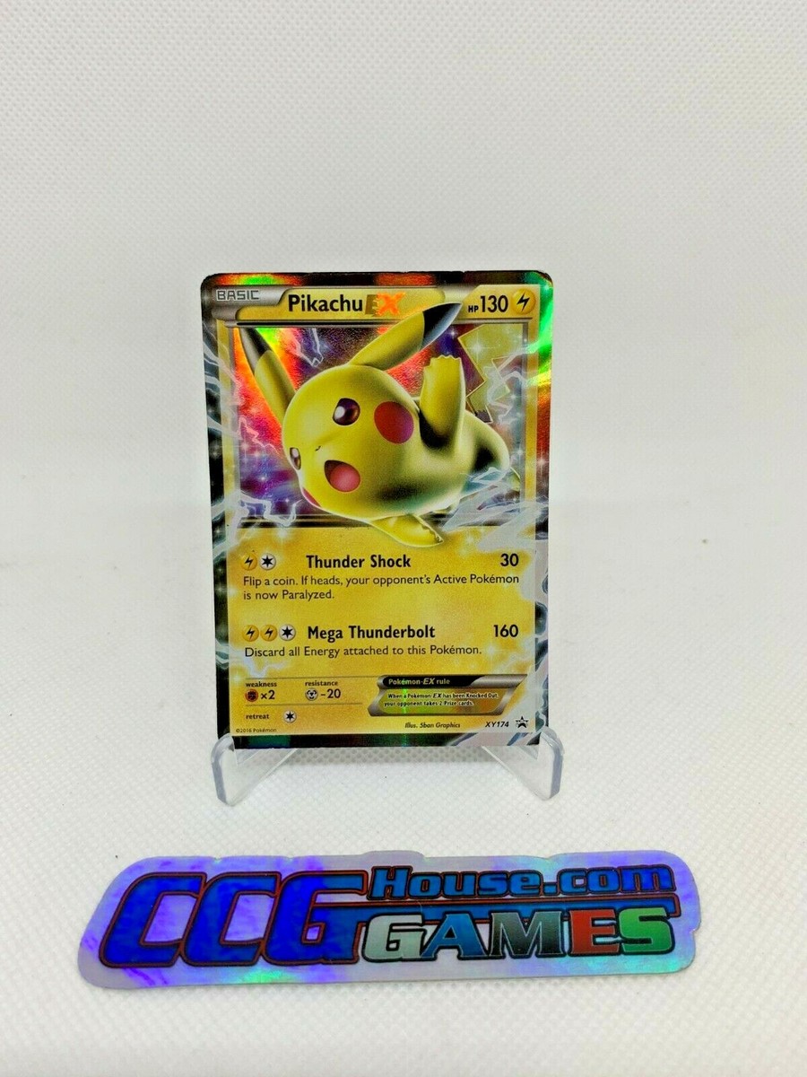 Pikachu EX XY174 Holo Promo Card Pokemon TCG *CCGHouse* RB | eBay