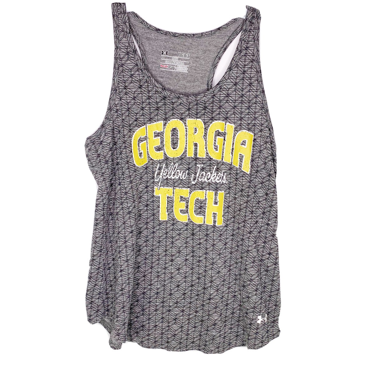 アンダーアーマー Under Armour Heat Gear Georgia Tech Loose Fit Tank Top - Gray