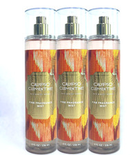 3 BATH  BODY WORKS CALYPSO CLEMENTINE FINE FRAGRANCE MIST BODY SPRAY 8 OZ NEW