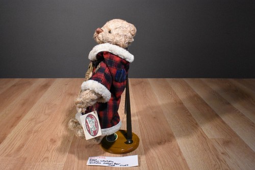 Peluche de oso bronceado articulado Nicolas Mohair de colección Ganz Cottage (310-1956) - Imagen 3 de 4