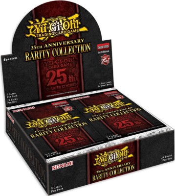 YuGiOh Rarity Collection Booster Box [ENGLISH, 24 Packs, 25th